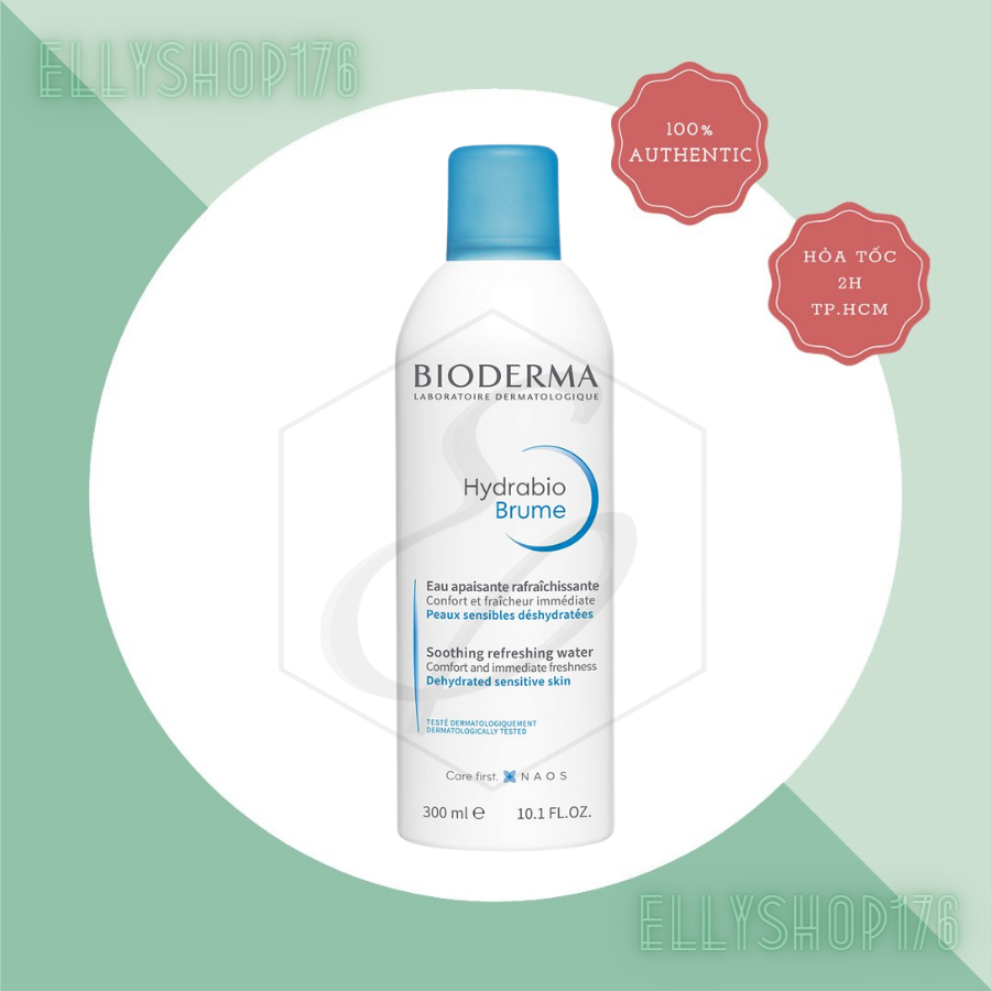 Xịt Khoáng Bioderma Hydrabio Brume Soothing Refreshing 300ml